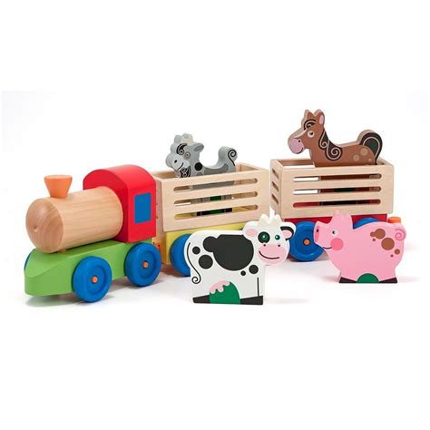Melissa And Doug Farm Animal Train Set 1999 3 Toys Farm Toys Toy