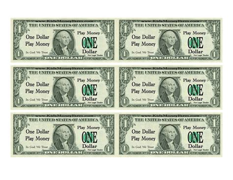 Dollar Bill Template Free Royalty Free Stock Photos Image 1247348