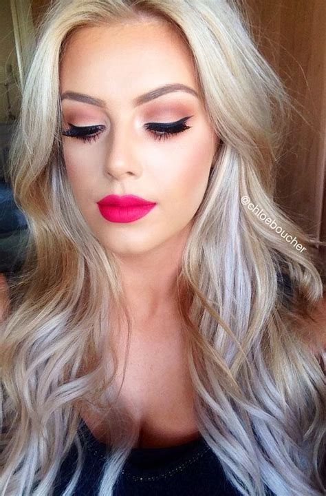 how to do the real cat eye liner pink lipstick makeup makeup for blondes wedding makeup looks