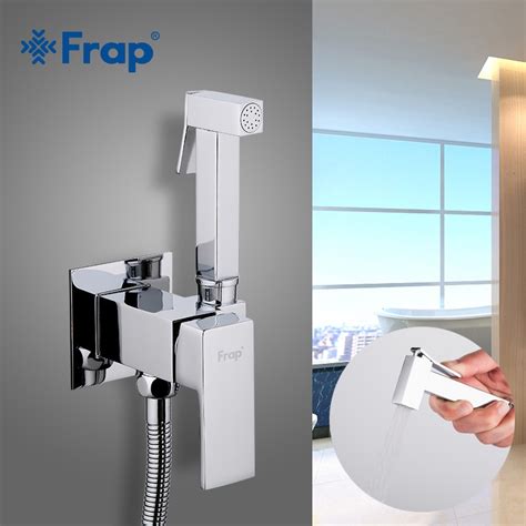 Frap Bidet Faucets Bathroom Shower Wall Mounted Bidet Toilet Faucet Shower Hygienic Crane Square