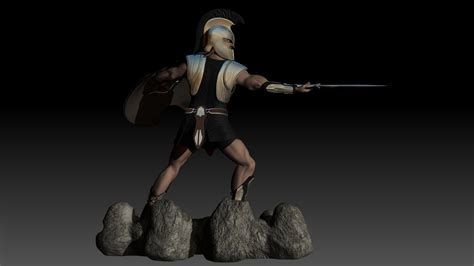 Artstation Achilles Warrior Printable Model Game Assets