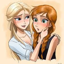 Modern Day Anna And Elsa Frozen Fan Art Fanpop