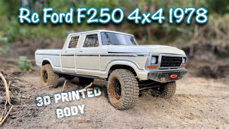 Rc Ford F250 Crewcap 4x4 3d Printed Rc Body Custom Offroad Truck