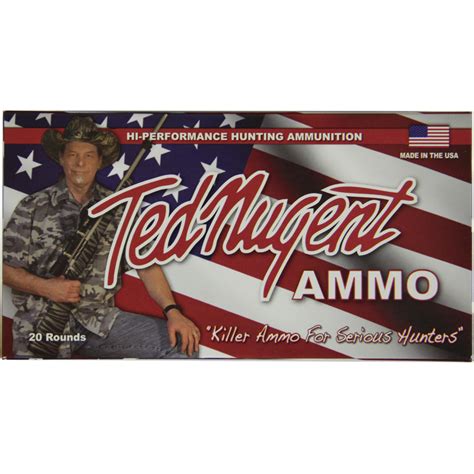 Ammomart 308 Winchester Ted Nugent 165gr Barnes Mrx 20 Rounds