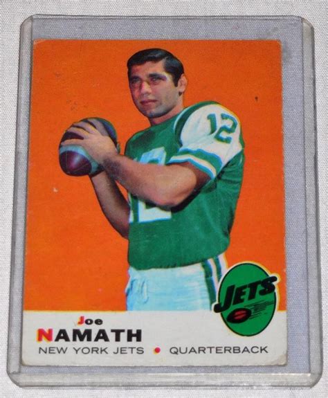 Последние твиты от joe namath (@realjoenamath). Sold Price: 1969 Topps #100 Joe Namath New York Jets Football Card - August 1, 0116 5:00 PM EDT