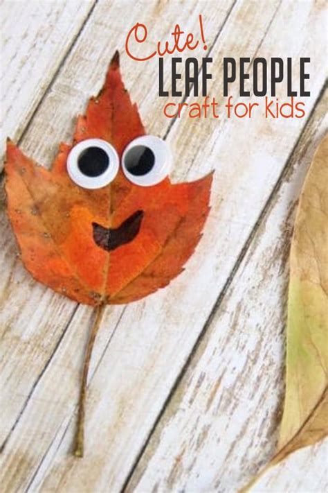 Cute Leaf People Fall Craft For Kids Hands On As We Grow