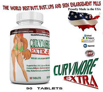 Curvimore Extra Butt Bust Lips And Skin Enhancement And Enlargement Pills Ebay
