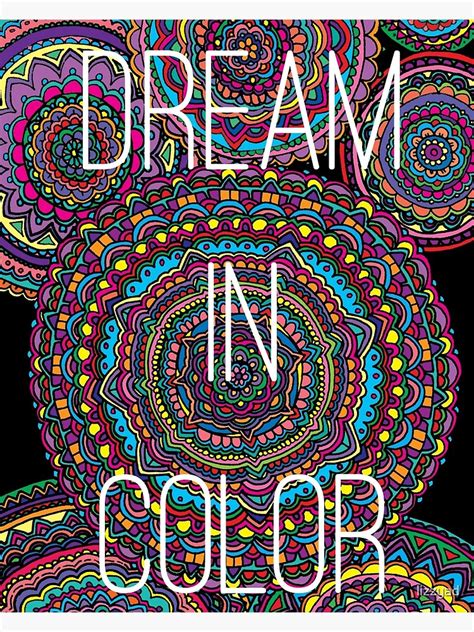 Dream In Color Canvas Print For Sale By Lizzyad Redbubble
