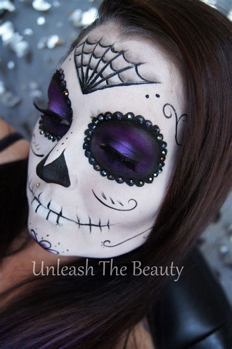 Sugar Skull Makeup Transformation • Free Tutorial With Pictures On How To Create A Face Painting