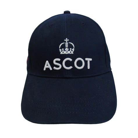 Ascot Adult Cap Navyburgundy The Online Ascot Shop
