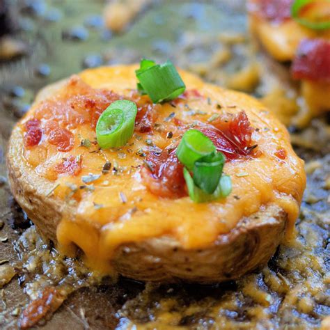 For A Fun Twist On The Classic Baked Potato Make These Cheesy Loaded