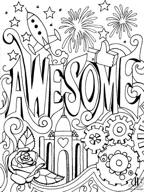 Download 38 You Are Awesome Coloring Sheet Png Pdf File