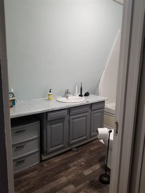 What To Do With Sharply Slanted Bathroom Wall Rdecoradvice