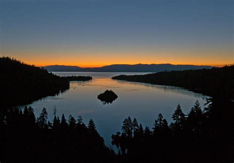 Sunrise Over South Lake Tahoe Emerald Bay Photograph By Brendan Reals