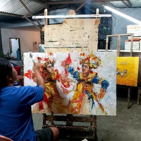 Pin By Komang Painting On Painting Live Video Artis