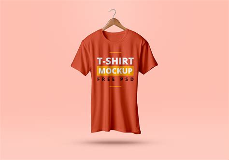 Don't forget to share with your friends! T-Shirt Mockup PSD - GraphicsFuel