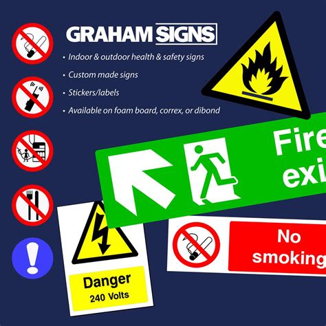 Health And Safety Signs In Worcestershire Herefordshire Graham Signs
