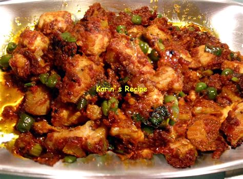 Masukkan kentang goreng, ampela ati, dan cabai iris. Karin's Recipe: Ayam Goreng Bumbu Sambal Leunca (Fried ...