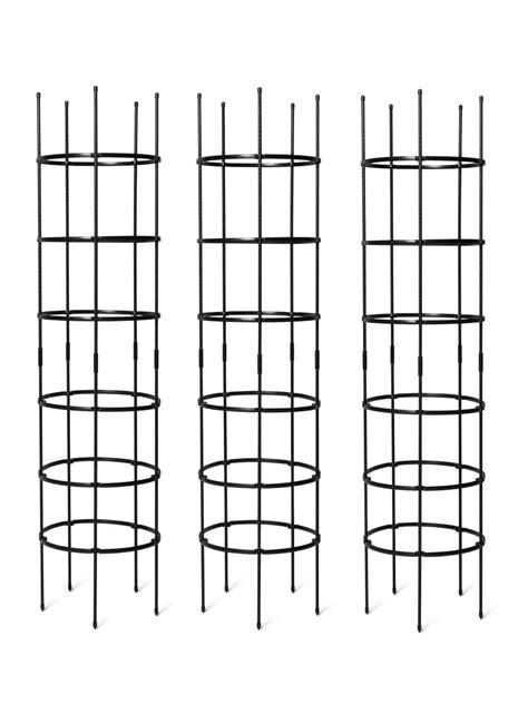 Titan Tall Tomato Cages Set Of 3 Gardeners Supply Tomato Cages