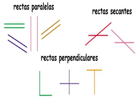 Tipos De Rectas Matematicas