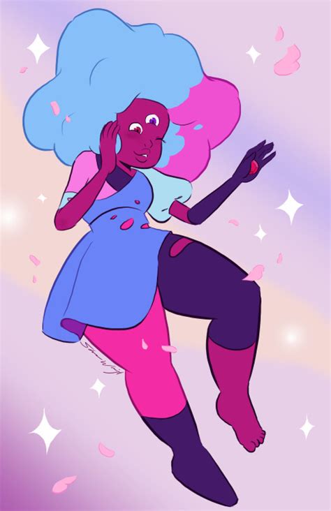 Cotton Candy Garnet Is My New Favorite Flavor I Had To Draw Her The New SU Episode Made Me Feel S