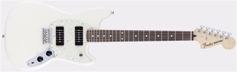Fender Mustang P90 Rw Olympic White Music Store Professional