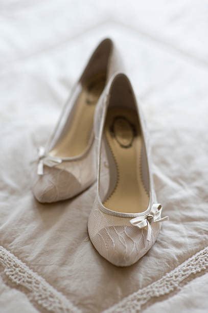 Cream Wedding Shoes Stock Photos Pictures And Royalty Free Images Istock