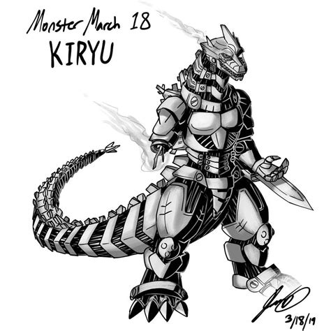 Kaiju Monster March 18 Kiryu By Pyrasterran On Deviantart Kaiju