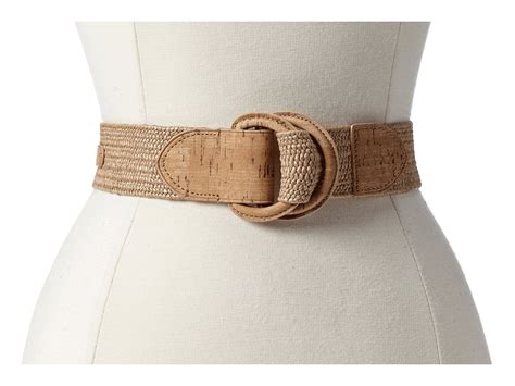 Lauren By Ralph Lauren 1 12 Woven Stretch Straw Pullback Belt In Brown