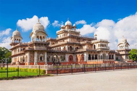 Museo Central Del Gobierno De Jaipur Llamado Albert Hall India Foto