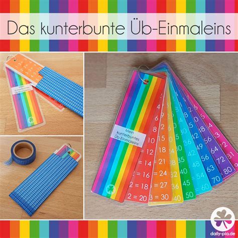 Deutsches universalwörterbuch + ableitung von lateinischen kardinalzahlen. DIY] Das kunterbunte Üb-Einmaleins | Einmaleins ...