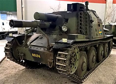 Stormartillerivagn Sav M43 Swedish Self Propelled Artillery Gun