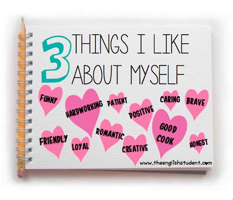 Three Things I Love About Myself