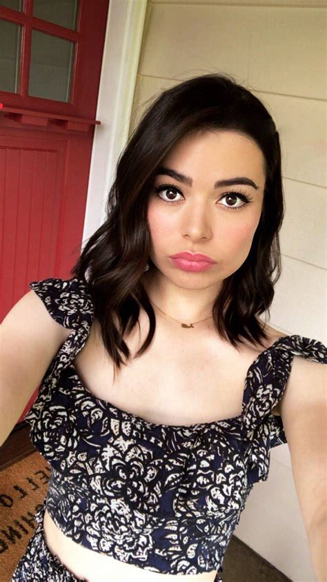 just imagine miranda cosgrove s eyes looking up to you as she slowly takes your cock in her