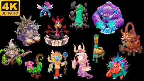 Starhenge All Monster Sounds And Animations My Singing Monsters