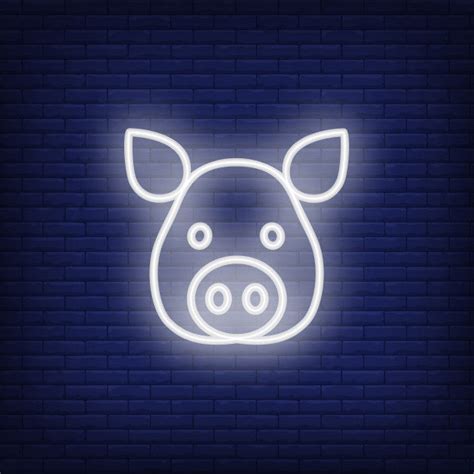 Pig Head Neon Sign — Make Neon Sign