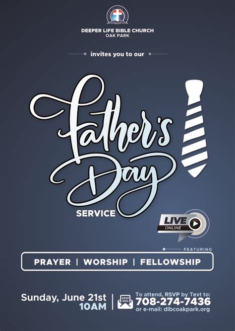 Fathers Day 2020 Deeper Life Bible Church Oak Park