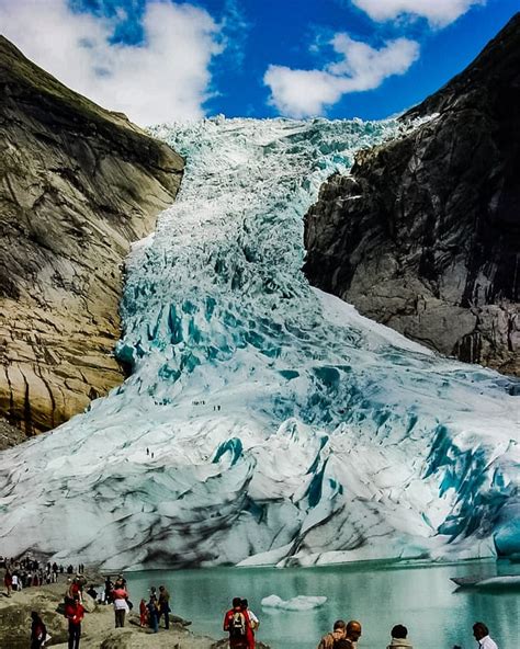 Sdalsbreen Is An Arm Of The Great Jostedalsbreen Glacier And Located