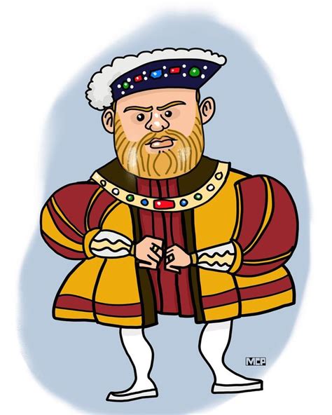 Henry Viii Henryviii Tudor England King Illustration Drawing