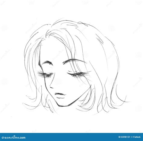 Sleeping Face Drawing