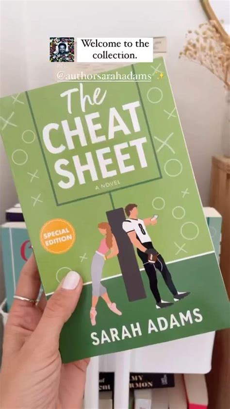 The Cheat Sheet By Sarah Adams In 2022 Book Recommendations