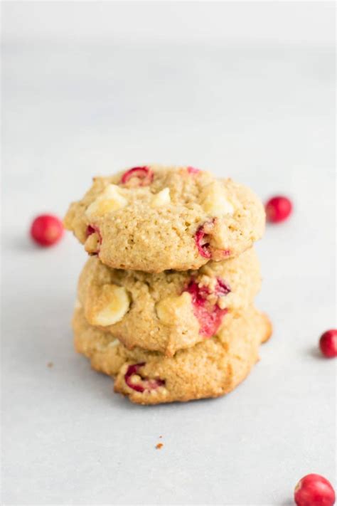 Cranberry White Chocolate Chip Cookies With Fresh Cranberries