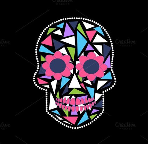 Skull Vector Triangle Black By Ralelav On Creativemarket Business Icon