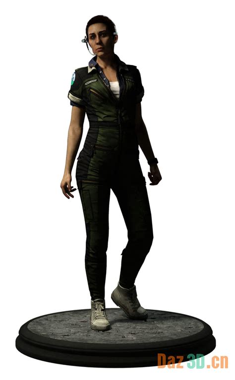 Amanda Ripley Alien Isolation Daz G8F 01 阿曼达雷普利外星人隔离801 DAZ模型网
