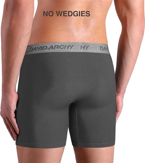 david archy mens 3 pack luxury micro modal underwear breathable ultra soft comfort lightweight