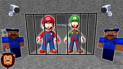 Marioexe Y Luigiexe Presos Minecraft Prison Escape