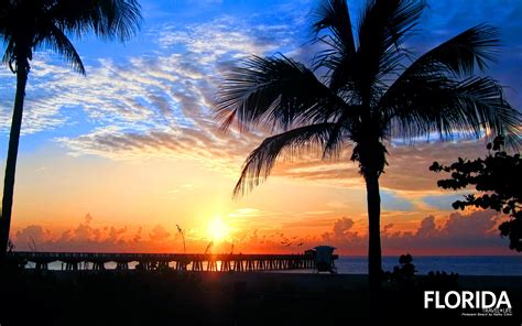 Florida Beach Desktop Wallpaper Wallpapersafari