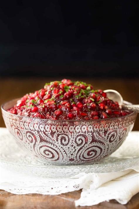 Easy Cranberry Pomegranate Sauce The Caf Sucre Farine
