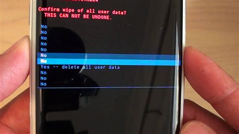 Samsung Galaxy S6 Edge How To Perform A Hard Reset With Hardware Key