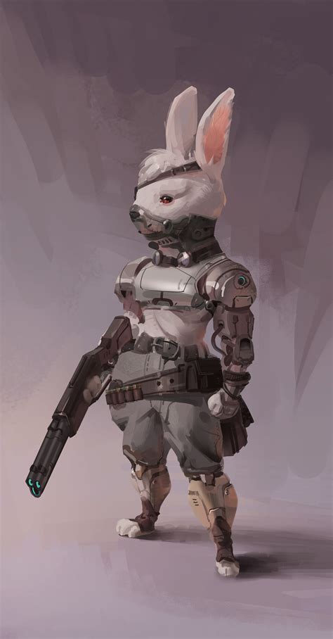 The Easter Bunny Cyberpunk Character Rpg Character Fantasy Character